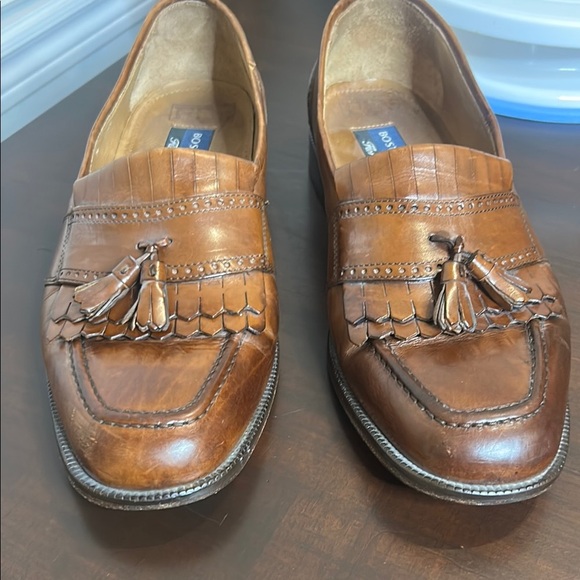 Vintage Bostonian Florentine Leather
Fringe Tasseled Moc Toe Loafers Italy - Picture 3 of 17